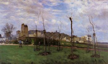 阿爾弗萊德 西斯萊 View of Montmartre from the Cite des Fleurs 阿爾弗萊德 西斯萊 View of Montmartre from the Cite des Fleurs